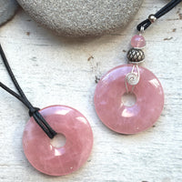 Large Rose Quartz Pendant