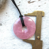 Large Rose Quartz Pendant