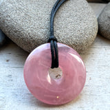 Large Rose Quartz Pendant